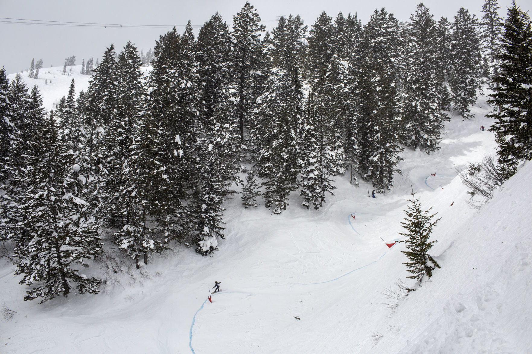 Dick's Ditch banked slalom